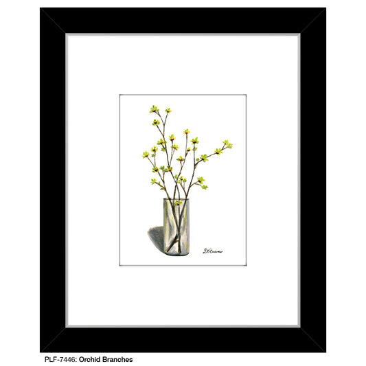 Orchid Branches, Print (#7446) - Printed Canvas