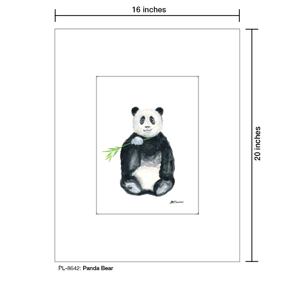 Panda Bear, Print (#8642) - Printed Canvas