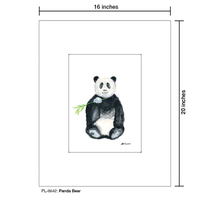 Panda Bear, Print (#8642) - Printed Canvas