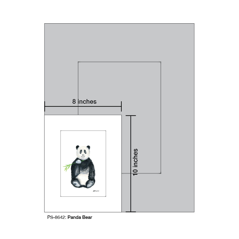 Panda Bear, Print (#8642) - Printed Canvas