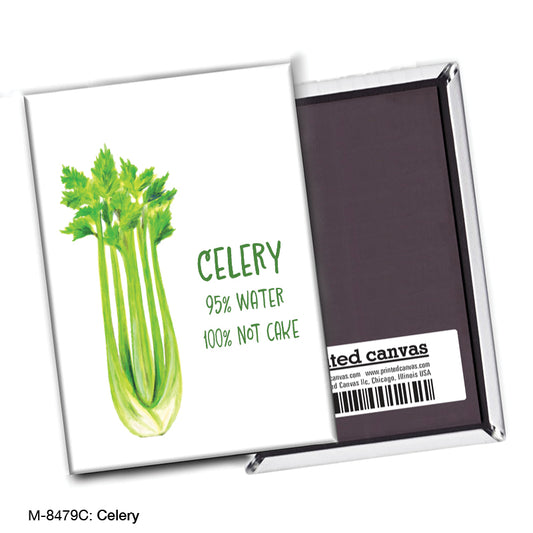 Celery, Magnet (M-8479C), front, printedcanvas.com