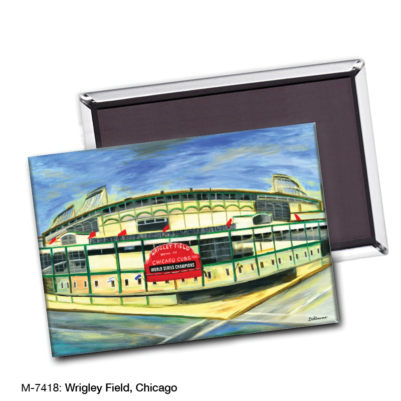 Wrigley Field, Chicago, Magnet (M-7418), Blank, printedcanvas.com