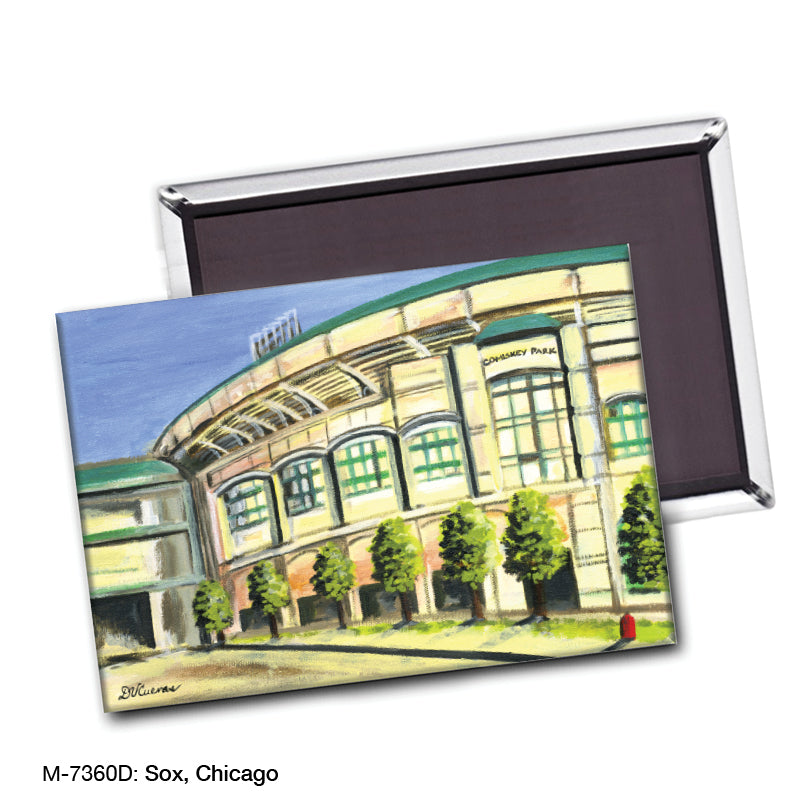 Sox, Chicago, Magnet (M-7360D), blank, printedcanvas.com