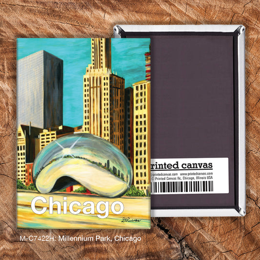 Millennium Park, Chicago, Magnet (M-7422H), front, printedcanvas.com
