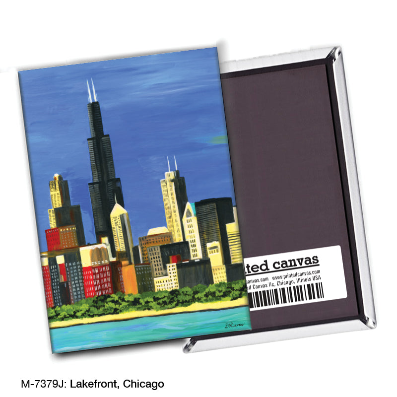 Lakefront, Chicago, Magnet (M-7379J), blank, printedcanvas.com