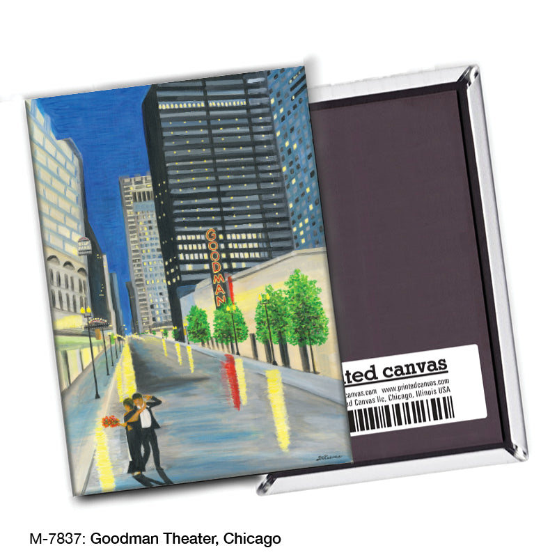 Goodman Theater Chicago, Magnet (M-7837), Blank, printedcanvas.com