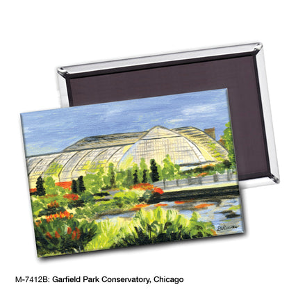 Garfield Park Conservatory, Chicago, Magnet (M-7412B), blank, printedcanvas.com