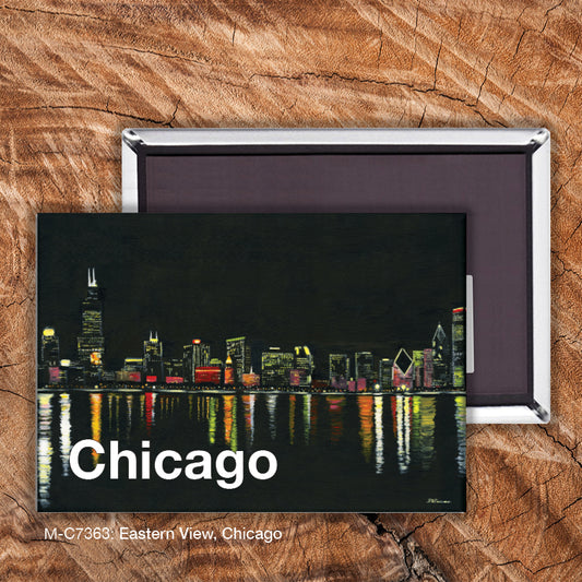 Eastern View, Chicago, Magnet (M-7363A), front, printedcanvas.com