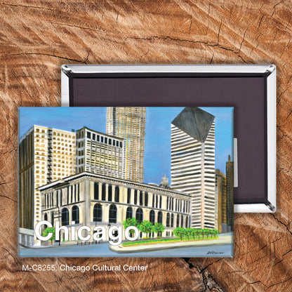 Chicago Cultural Center, Magnet (M-8255B), front, printedcanvas.com