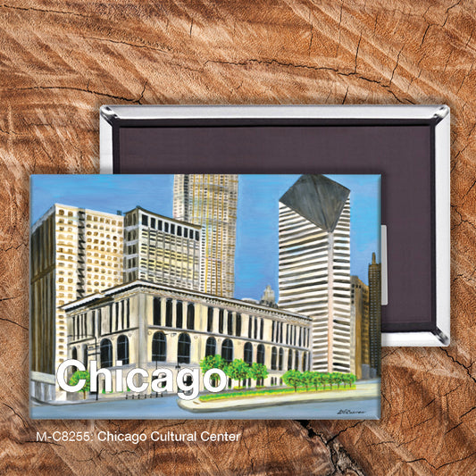 Chicago Cultural Center, Magnet (M-8255B), front, printedcanvas.com