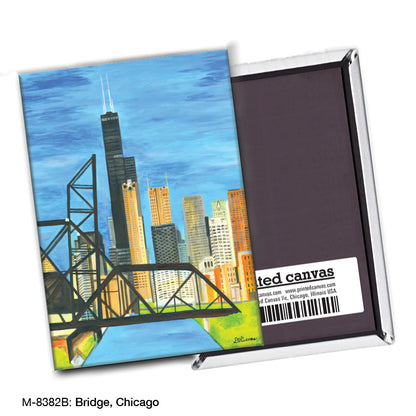 Bridge, Chicago, Magnet (M-8382B), blank, printedcanvas.com