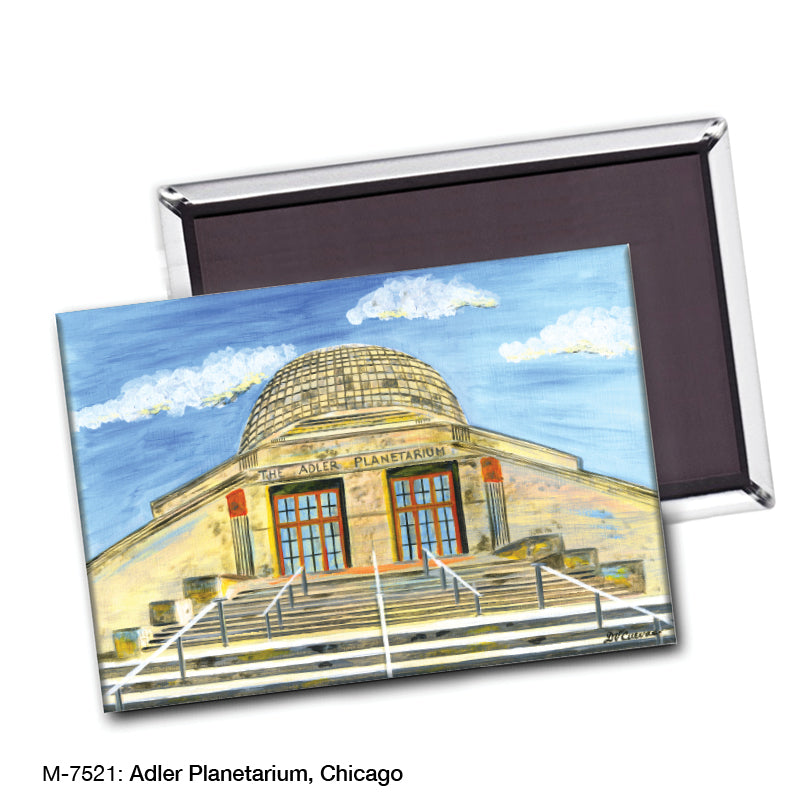 Adler Planetarium, Chicago, Magnet (M-7521A), blank, printedcanvas.com