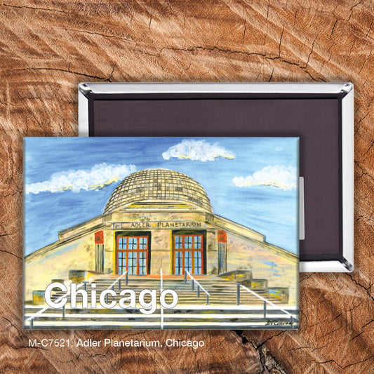 Adler Planetarium, Chicago, Magnet (M-7521), Front, printedcanvas.com