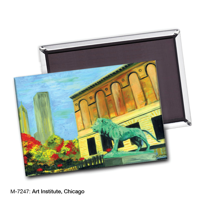 Art Institute, Chicago, Magnet (M-7247A), blank, printedcanvas.com