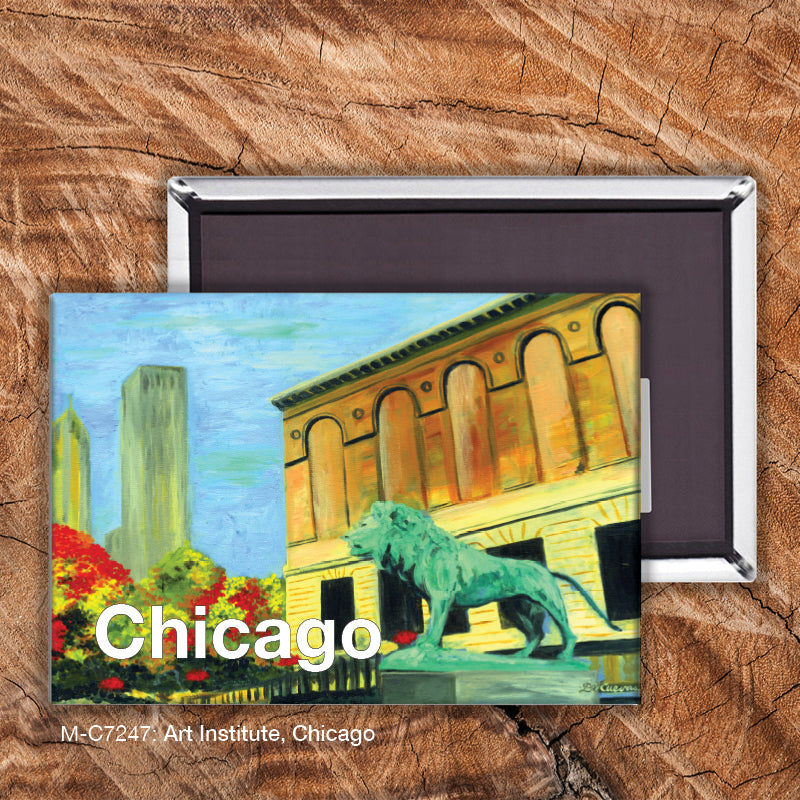 Art Institute, Chicago, Magnet (M-7247A), front, printedcanvas.com