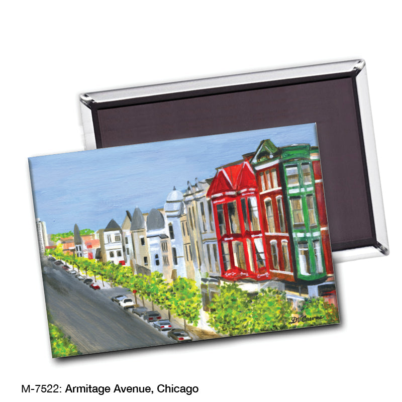 Armitage Avenue, Chicago, Magnet (M-7522A), blank, printedcanvas.com