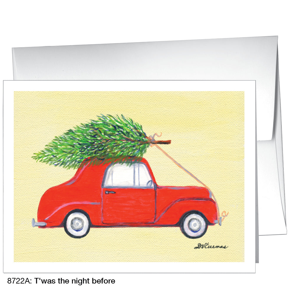 T'was the night before, Greeting Card (8722A), A2, printedcanvas.com