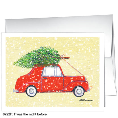 T'was the night before, Greeting Card (8722F), A2, printedcanvas.com