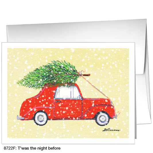 T'was the night before, Greeting Card (8722F), A2, printedcanvas.com