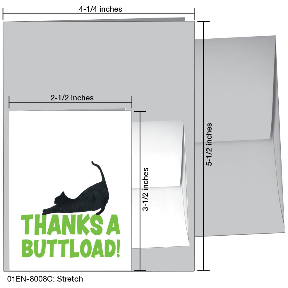 Stretch, Greeting Card (8008C), Enclosure, printedcanvas.com