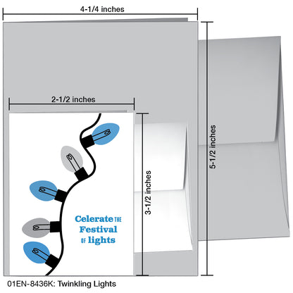Twinkling Lights of Faith, Greeting Card (8757K), Enclosure Card, www.printedcanvas.com