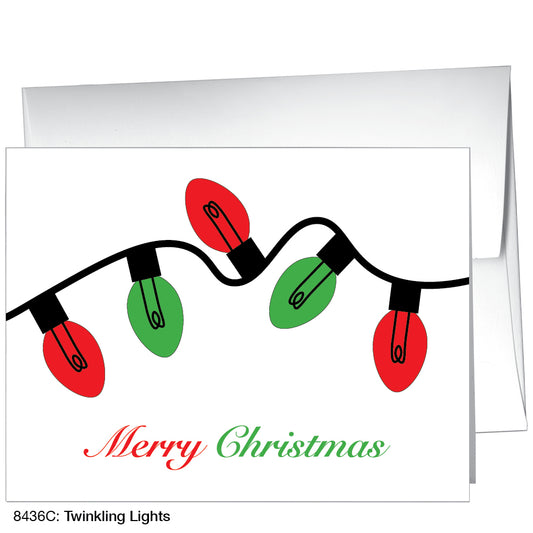 Twinkling Lights, Greeting Card (8436C), A2, printedcanvas.com
