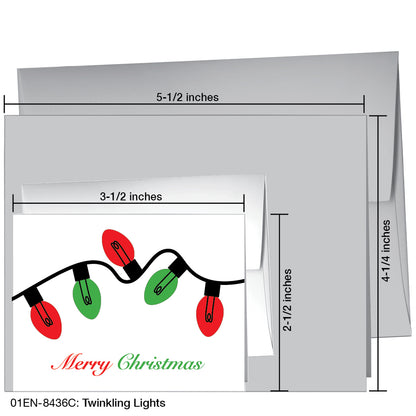 Twinkling Lights, Greeting Card (8436C), Enclosure, printedcanvas.com