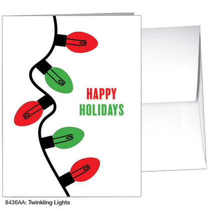 Twinkling Lights, Greeting Card (8436AA), A2, printedcanvas.com