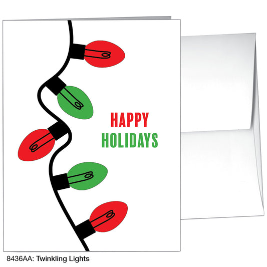 Twinkling Lights, Greeting Card (8436AA), A2, printedcanvas.com