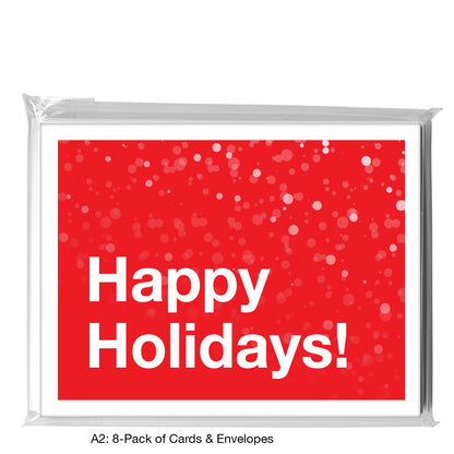 Ho Ho Ho, Greeting Card (8471M), A2 8-Pack, printedcanvas.com