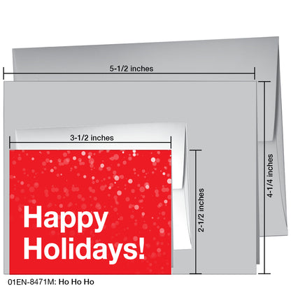 Ho Ho Ho, Greeting Card (8471M), Enclosure, printedcanvas.com