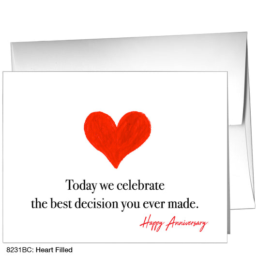 Heart Filled, Greeting Card (8231BC), A2, printedcanvas.com