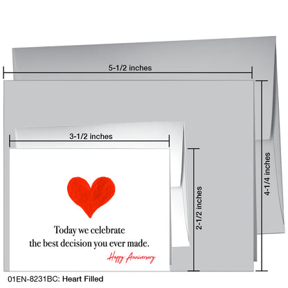 Heart Filled, Greeting Card (8231BC), Enclosure, printedcanvas.com