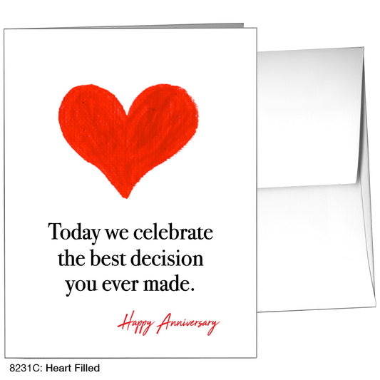 Heart Filled, Greeting Card (8231C), A2, printedcanvas.com