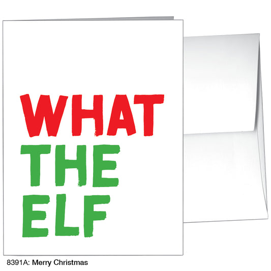 Merry Christmas, Greeting Card (8391A), A2, printedcanvas.com