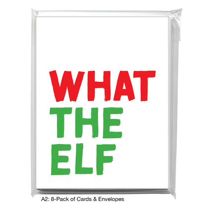 Merry Christmas, Greeting Card (8391A), A2 8-Pack, printedcanvas.com