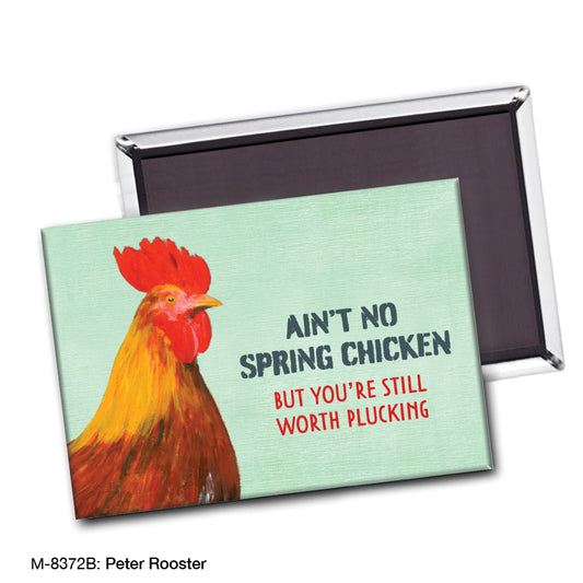 Peter Rooster, Magnet (M-8372B), Front, printedcanvas.com