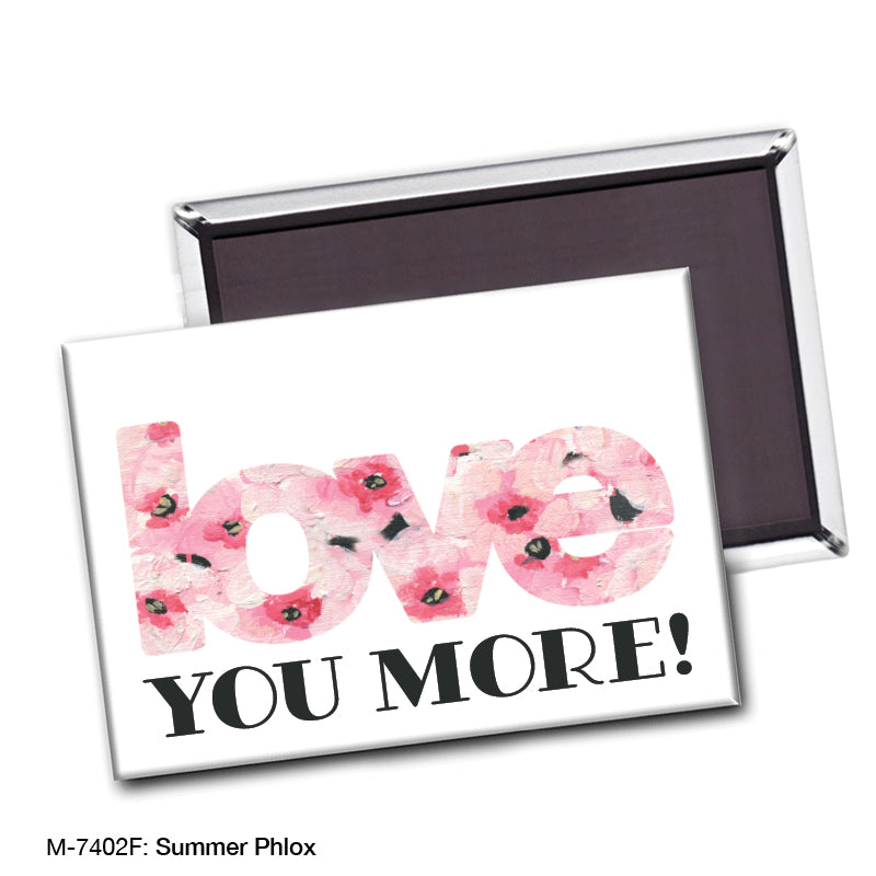 Summer Phlox, Magnet (M-7402F), front, printedcanvas.com