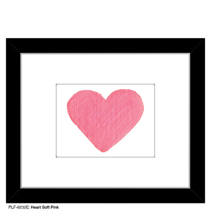 Heart Soft Pink, Print (#8232E) - Printed Canvas