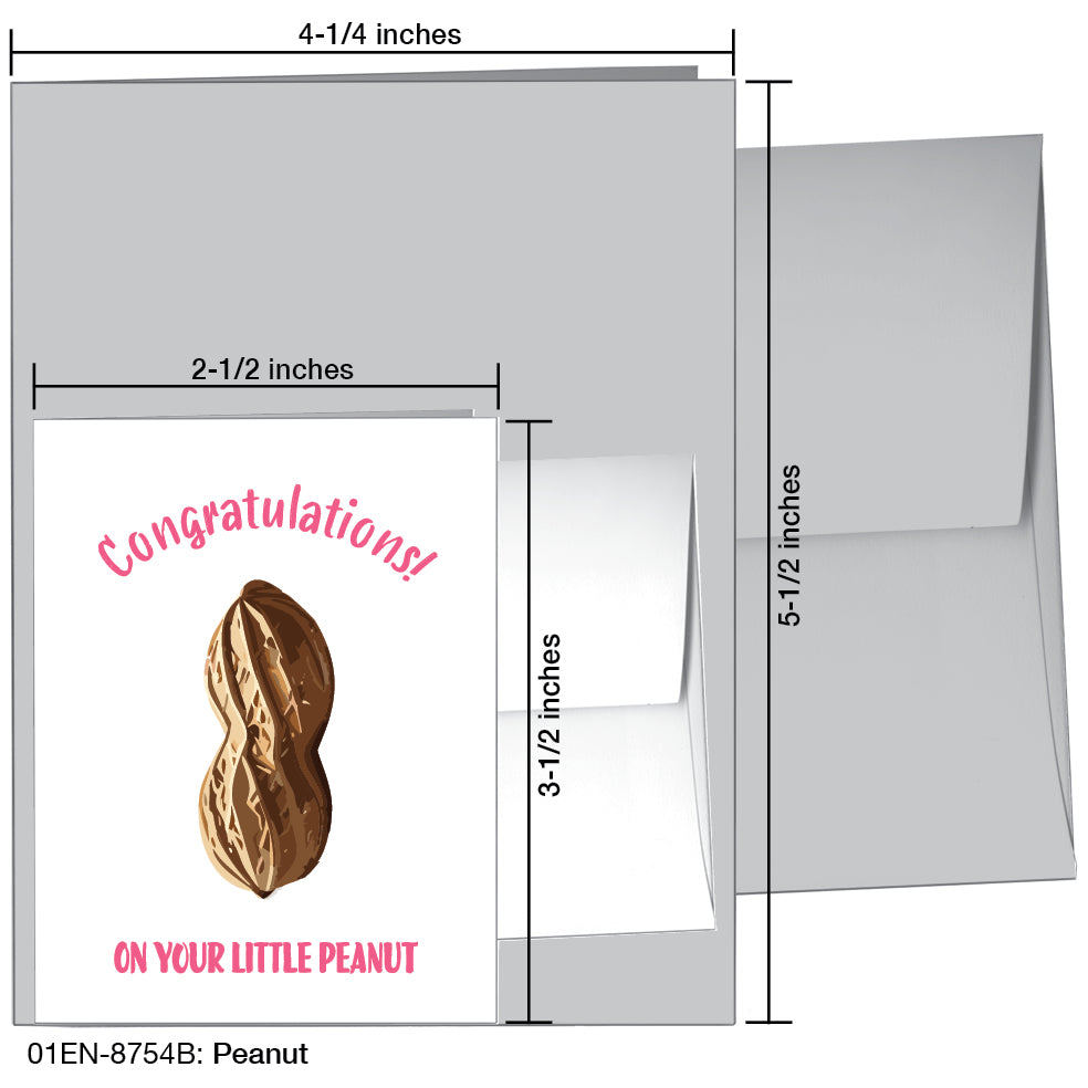 Peanut, Greeting Card (8754B), Enclosure, printedcanvas.com