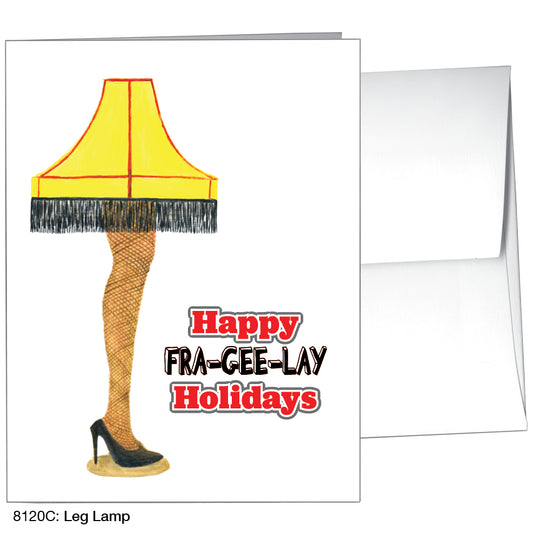 Leg Lamp, Greeting Card (8120C), A2, printedcanvas.com