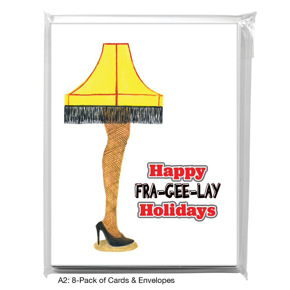 Leg Lamp, Greeting Card (8120C), A2 8-Pack, printedcanvas.com