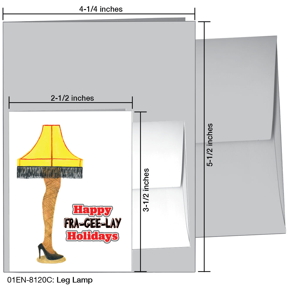 Leg Lamp, Greeting Card (8120C), Enclosure, printedcanvas.com