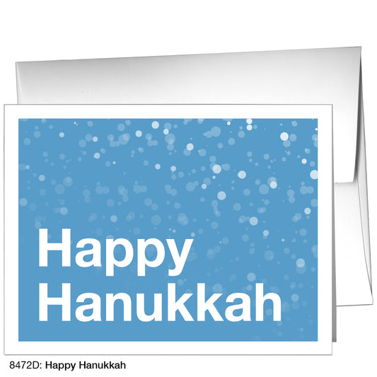 Happy Hanukkah, Greeting Card (8472D), A2, printedcanvas.com
