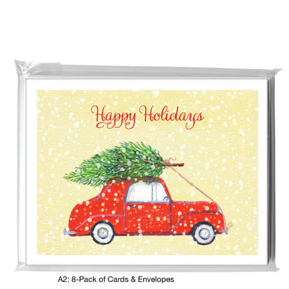 T'was the night before, Greeting Card (8722B), A2 8-Pack, printedcanvas.com