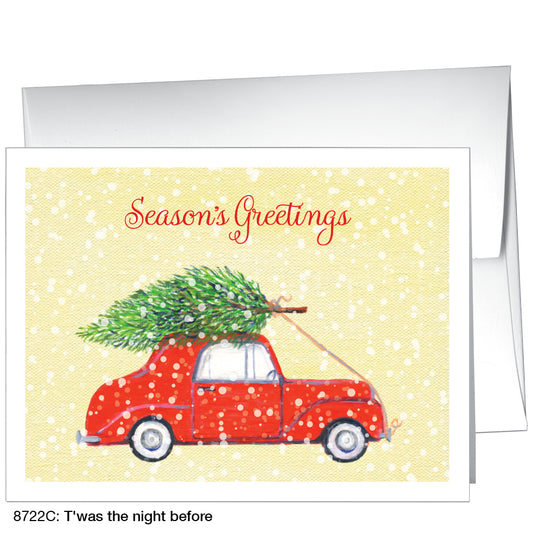 T'was the night before, Greeting Card (8722C), A2, printedcanvas.com