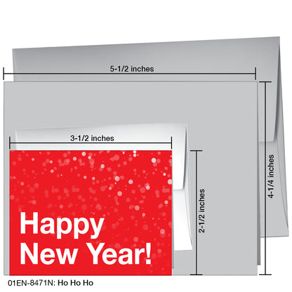 Ho Ho Ho, Greeting Card (8471N), Enclosure, printedcanvas.com