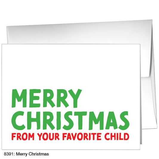Merry Christmas, Greeting Card (8391C), A2 Card, printedcanvas.com