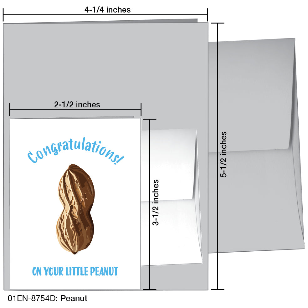 Peanut, Greeting Card (8754D), Enclosure, printedcanvas.com