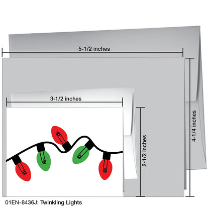 Twinkling Lights, Greeting Card (8436J), Enclosure, printedcanvas.com
